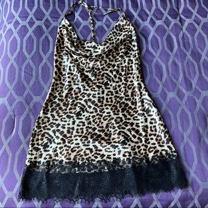 Satin lingerie teddy NWT